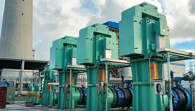 Série de bombas de eixo longo